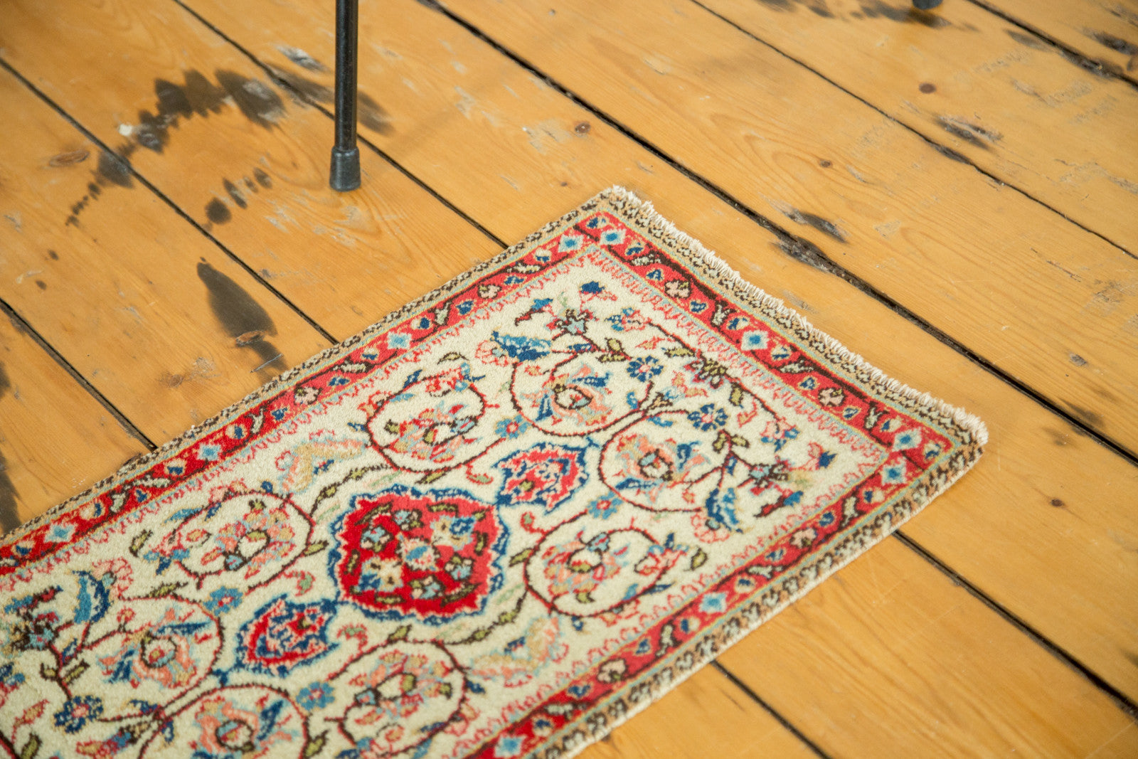 1x2 Vintage Tabatabaie Tabriz Rug Mat // ONH Item 2093 Image 1