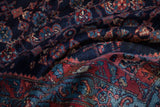 Rich texture of the high-luster, long-staple wool on a vintage Engelas rug.
