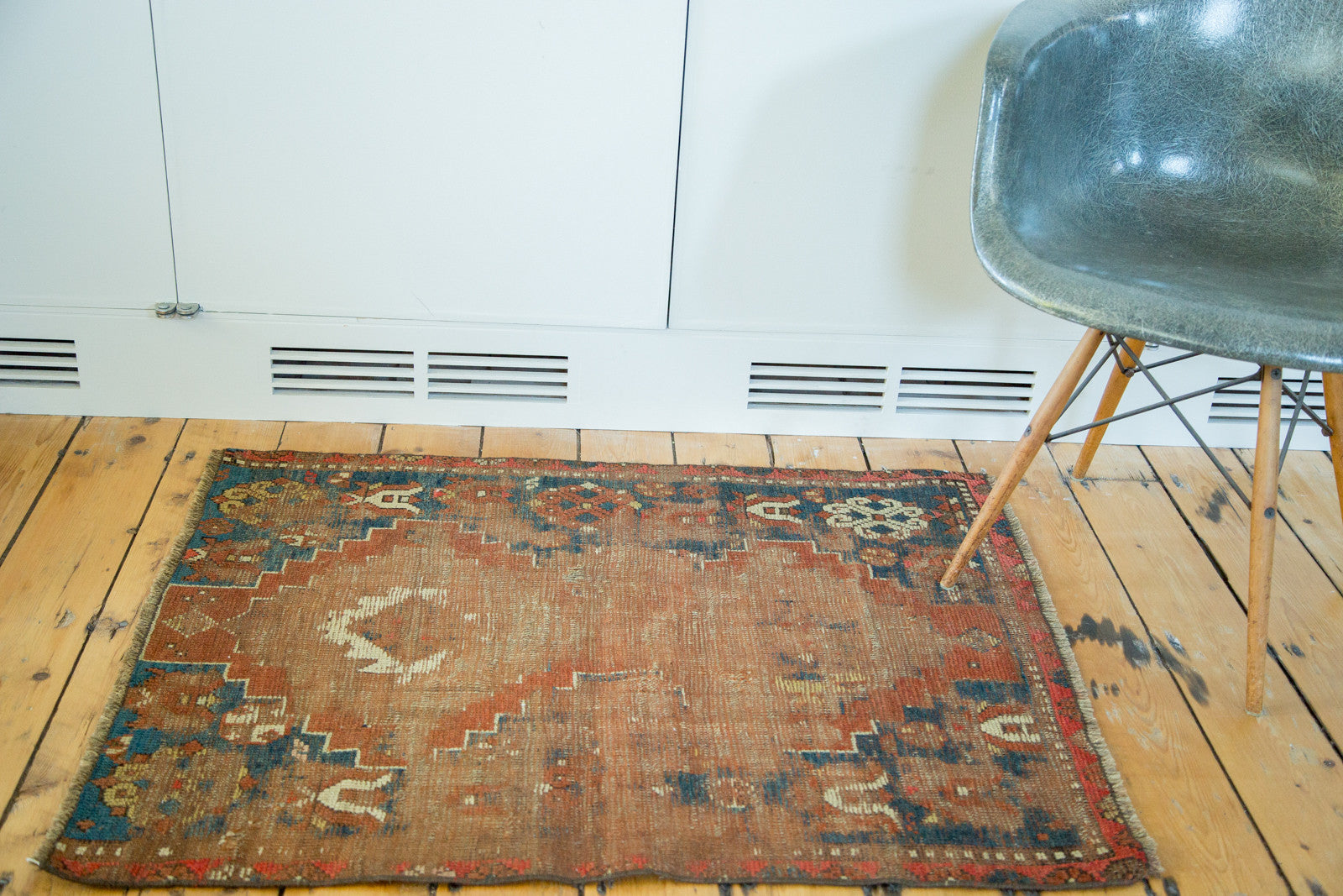 3x3.5 Antique Caucasian Square Rug // ONH Item 2103 Image 1