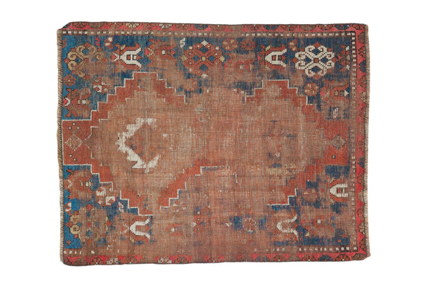 3x3.5 Antique Caucasian Square Rug // ONH Item 2103