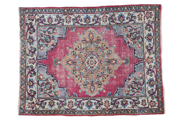 3.5x4 Vintage Meshed Rug // ONH Item 2105