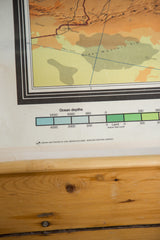Giant Vintage Pull Down Map of Europe // ONH Item 2109 Image 4