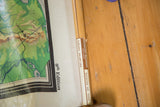 Denoyer-Geppert brand label and '9th Edition' text on vintage Europe pull-down map.
