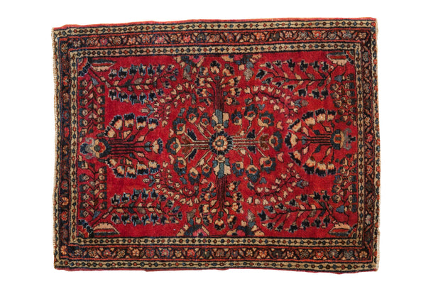 2x2.5 Vintage American Sarouk Rug Mat // ONH Item 2121