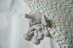 Organic Cotton Stuffed Animal Baby Elephant // ONH Item 2135