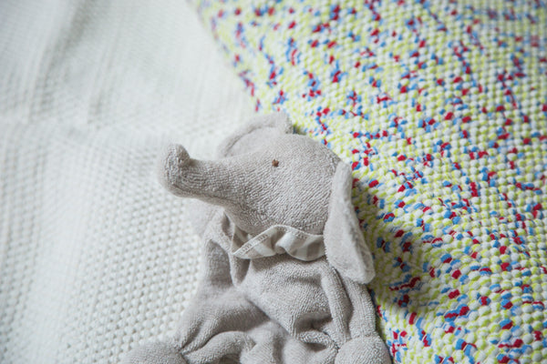 Organic Cotton Stuffed Animal Baby Elephant // ONH Item 2135 Image 2
