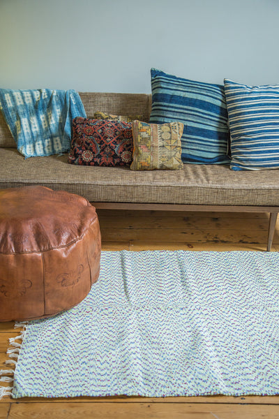 4x6 New Organic Cotton Kids Room Rag Rug // ONH Item 2139 Image 4