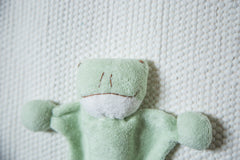 Organic Cotton Stuffed Animal Baby Frog // ONH Item 2144 Image 1