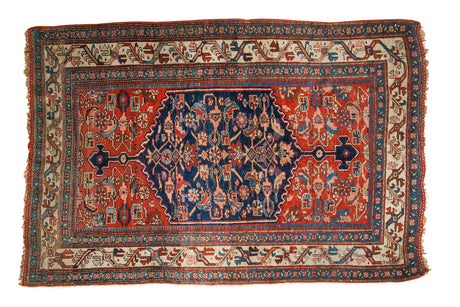 3.5x5.5 Antique Bijar Rug // ONH Item 2160