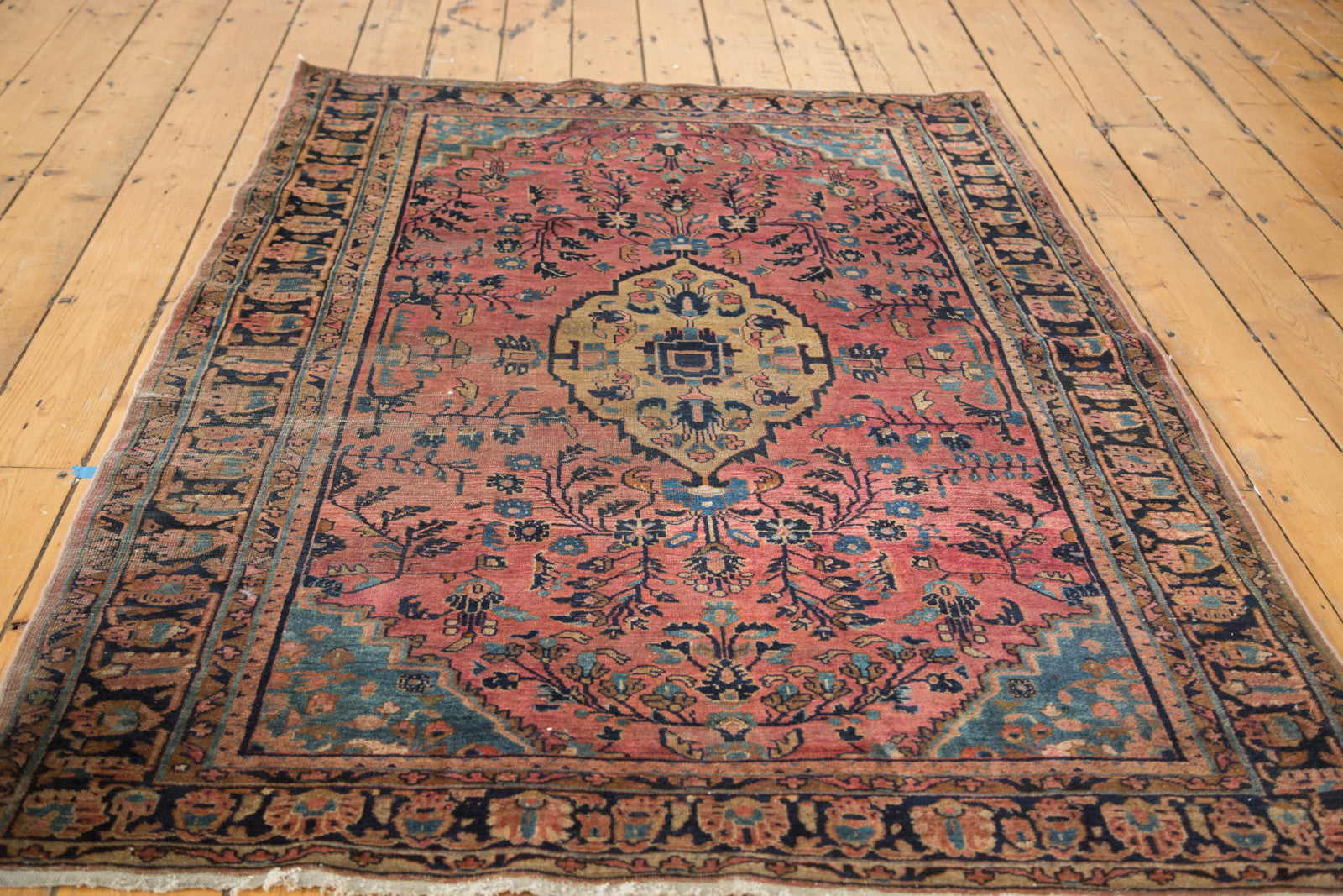 4.5x7 Vintage Sarouk Rug // ONH Item 2166 Image 1