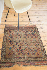 2.5x3 Antique Belouch Rug Mat // ONH Item 2167 Image 4