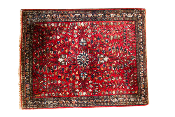 2x2.5 American Sarouk Rug Mat // ONH Item 2173