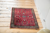 2x2.5 American Sarouk Rug Mat // ONH Item 2173 Image 5