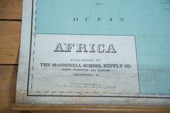 Vintage Pull Down Map Africa // ONH Item 2184 Image 2
