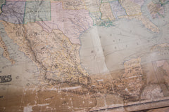 USA and Mexico Antique Pull Down Map // ONH Item 2192 Image 7