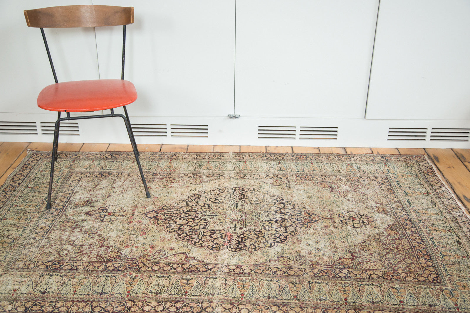 4x7 Antique Distressed Lavar Kerman Rug // ONH Item 2214 Image 1