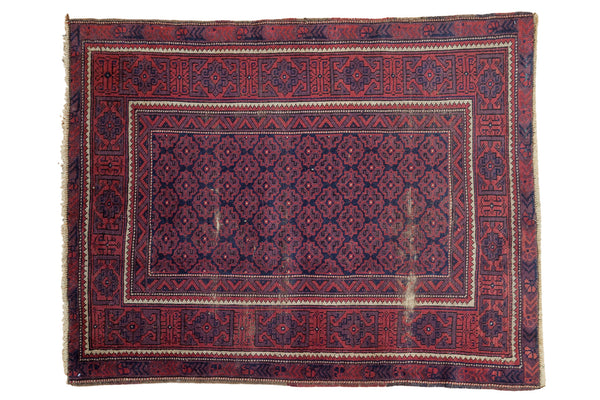 3.5x5 Vintage Belouch Rug // ONH Item 2215