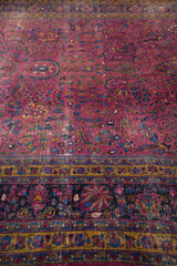 9.5x16 Vintage Meshed Carpet // ONH Item 2225 Image 10