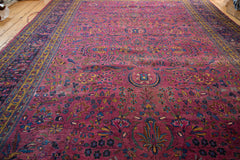 9.5x16 Vintage Meshed Carpet // ONH Item 2225 Image 12