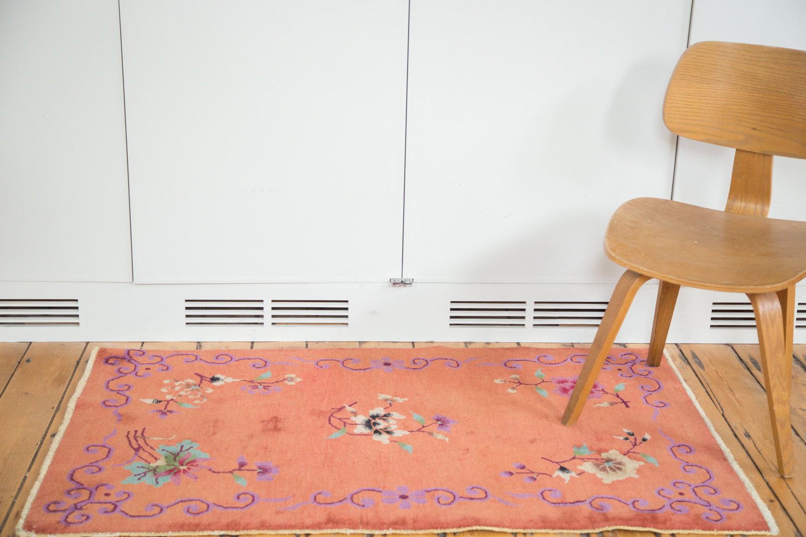 Fetti Li Deco Rug Vintage Art Deco Chinese Rug 3' x 4'9