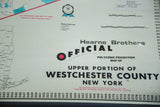 Vintage Hearne Brothers Official map title for Westchester County, New York.