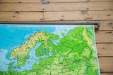 Upper right detail of mid century Cram's Europe map, highlighting Ural Mountains and Soviet Union.