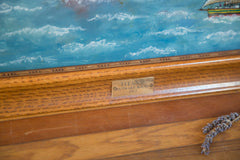 Vintage Milton Bond Titanic Reverse Glass Painting // ONH Item 2279 Image 6