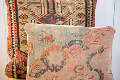 Antique 18th Century Turkish Rug Fragment Pillow // ONH Item 2285 Image 2