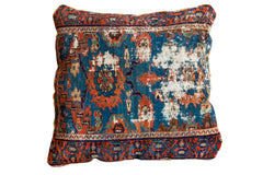 Antique Lilihan Rug Handmade Floor Pillow // ONH Item 2286
