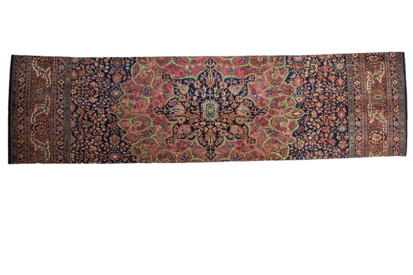 4x14 Vintage Farahan Sarouk Fragment Rug Runner // ONH Item 2293