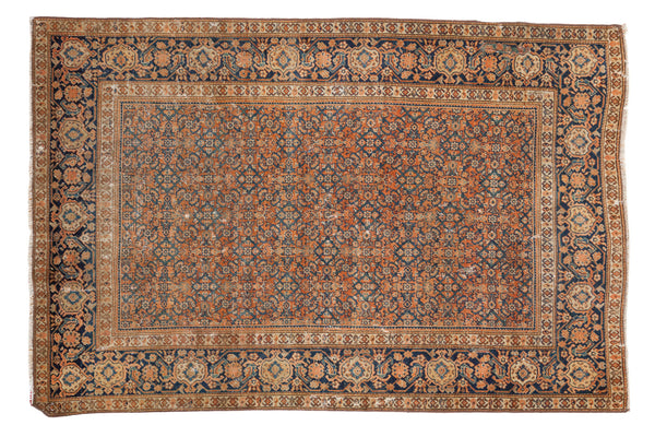 4'1" x 6'1" Distressed Antique Malayer/Feraghan Rug / Item 2298 image 1