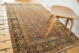  Distressed Antique Malayer/Feraghan Rug / Item 2298 image 4