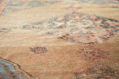 4.5x5.5 Antique Distressed Persian Halvei Bijar Square Rug // ONH Item 2313 Image 6