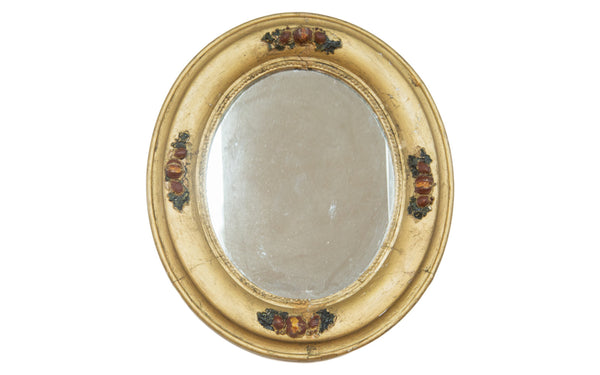 Vintage 1940s Gold Painted Mirror // ONH Item 2324