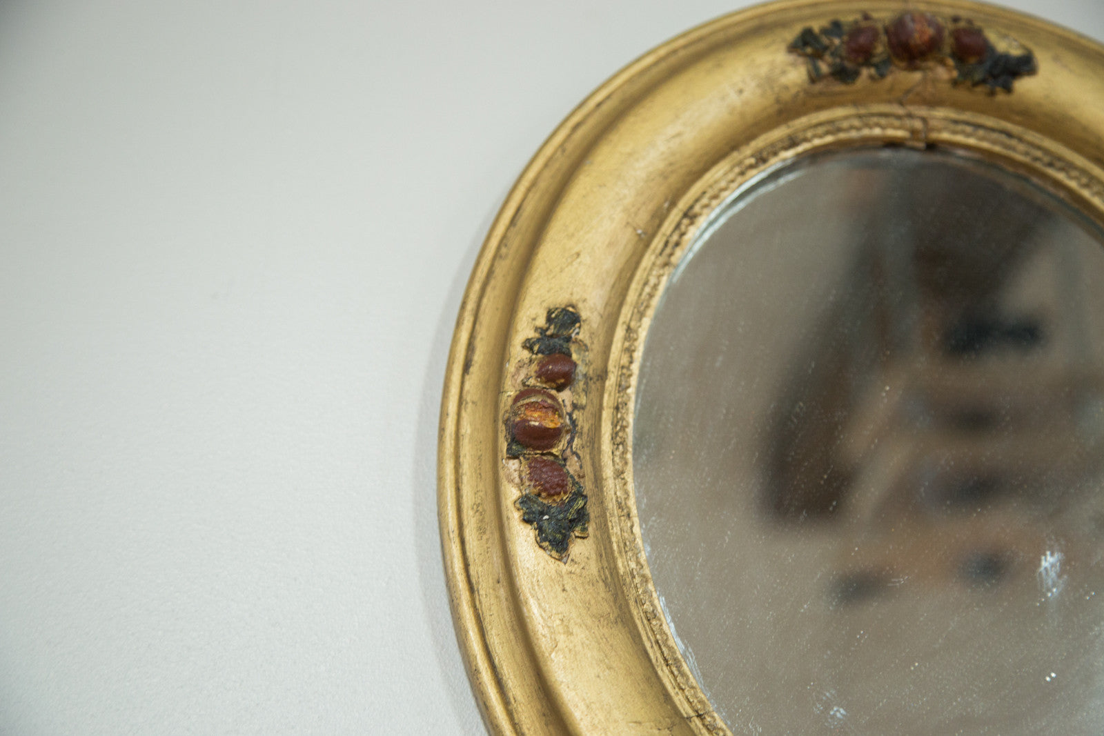 Vintage 1940s Gold Painted Mirror // ONH Item 2324 Image 1