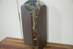 Antique Tri Folding Wooden Mirror // ONH Item 2325 Image 5