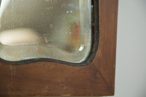 Art Deco Bell Beveled Glass Mirror // ONH Item 2327 Image 1