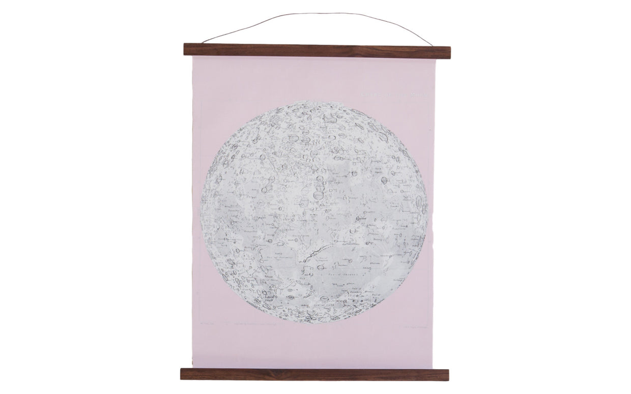 Antique Moon Chart Pull Down Revival in Pink // ONH Item nh00322l
