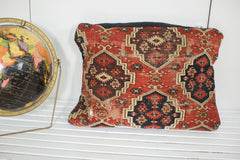Antique Amu Darya Rug Fragment Pillow // ONH Item 2331B Image 4