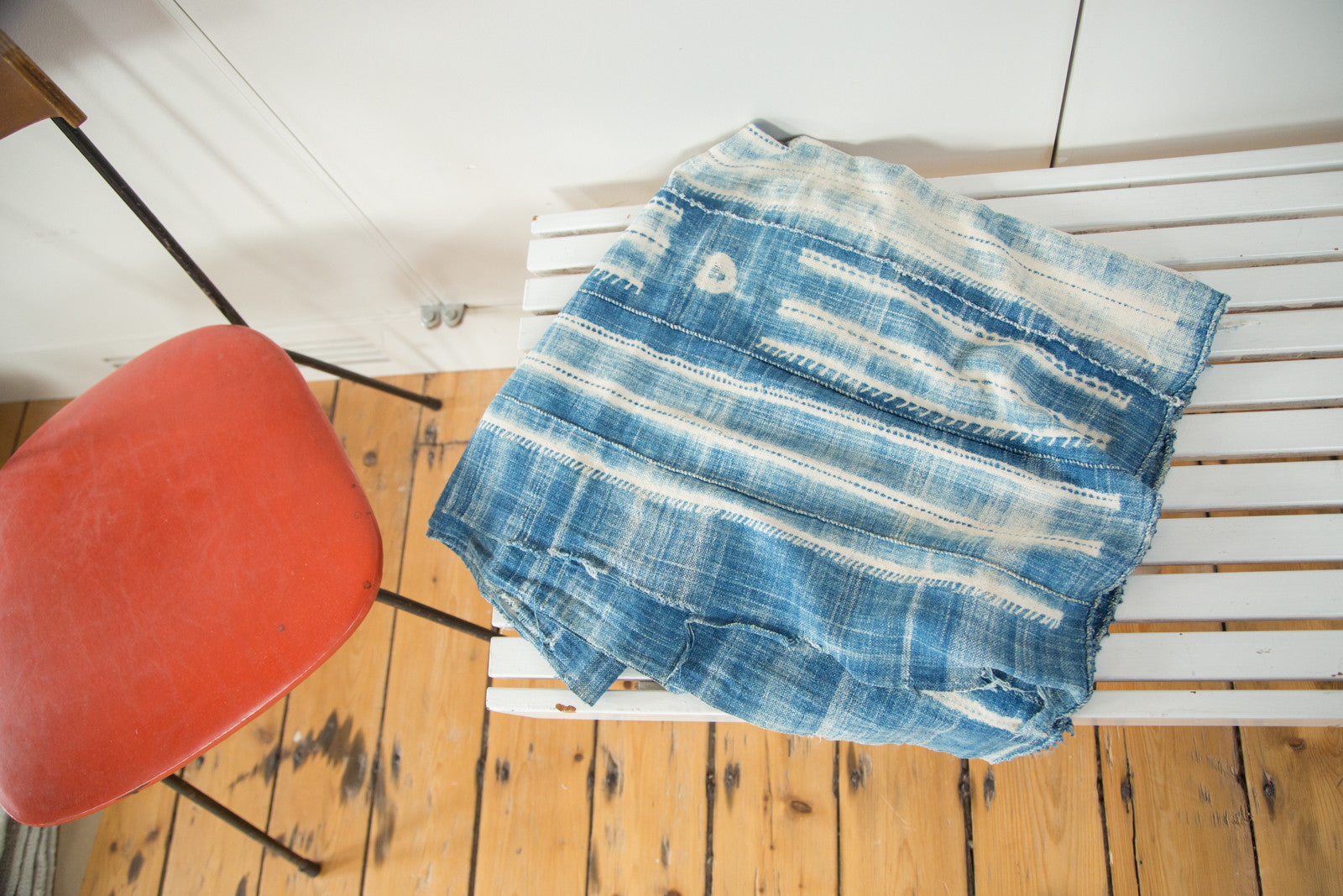 3x5 Vintage African Textile Throw // ONH Item 2348 Image 1