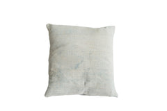 Faded Powder Blue Indigo Pillow // ONH Item 2355E Image 1