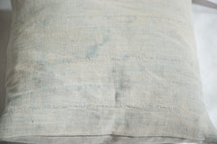 Faded Powder Blue Indigo Pillow // ONH Item 2355E Image 2