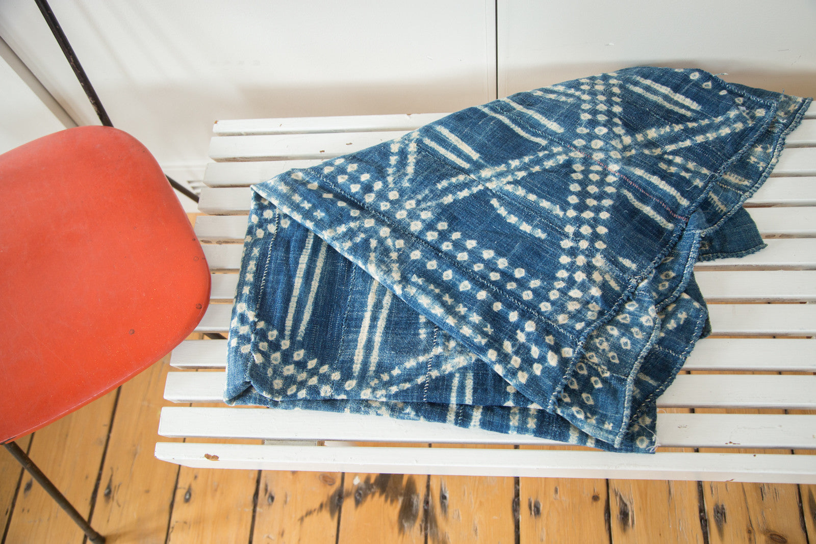 3x5 Vintage African Textile Throw // ONH Item 2365 Image 1