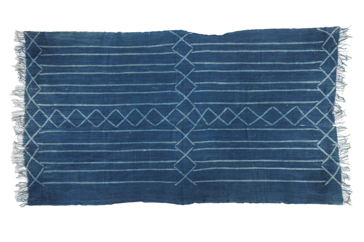 3.5x6.5 Vintage African Textile Throw // ONH Item 2368