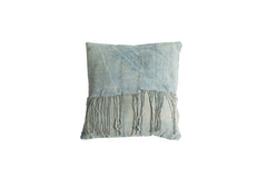 Vintage Light Blue Indigo Pillow // ONH Item 2371B Image 2
