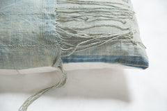 Vintage Light Blue Indigo Pillow // ONH Item 2371B Image 4