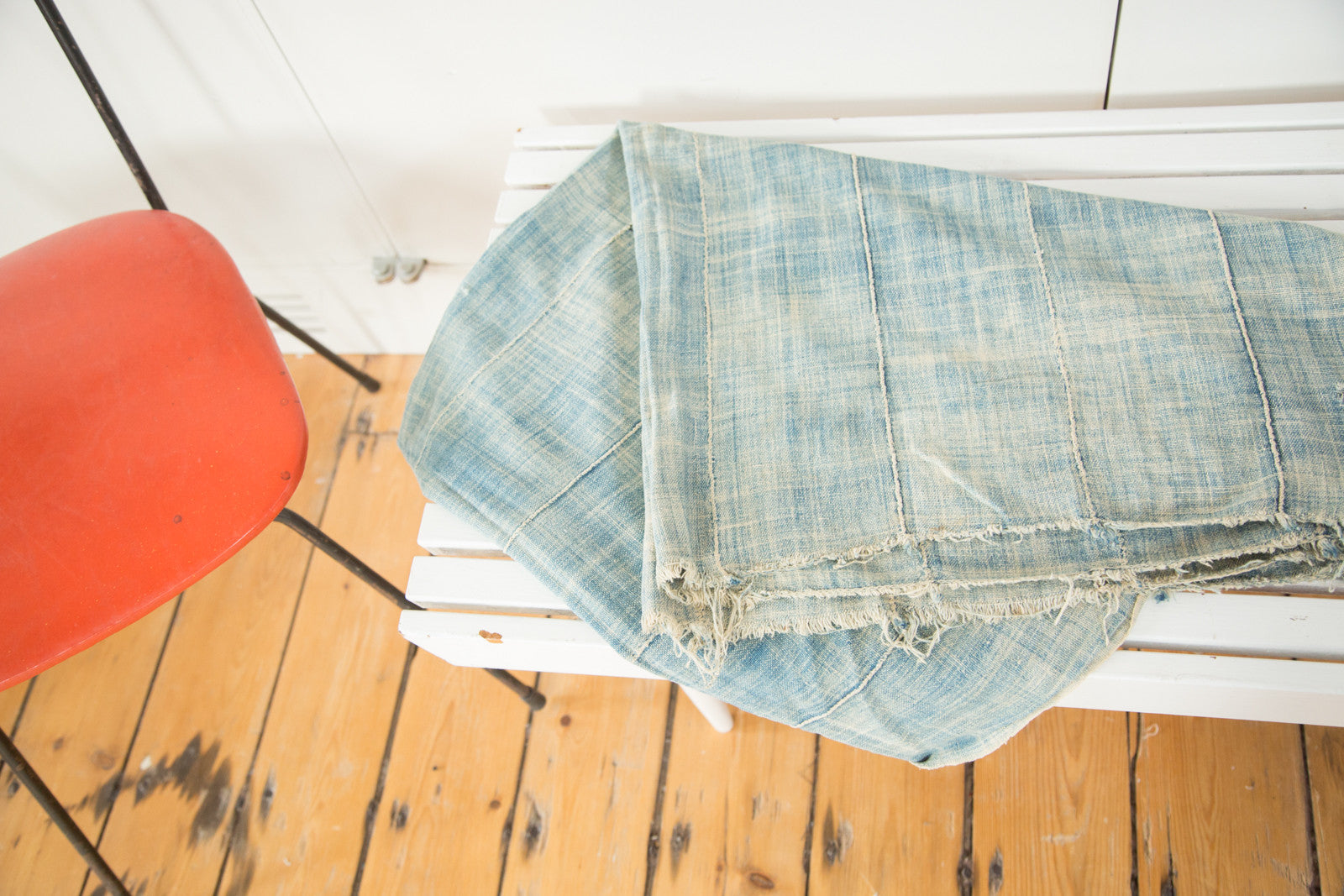 3.5x5 Vintage African Textile Throw // ONH Item 2374 Image 1