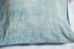 Vintage Light Blue Indigo Pillow // ONH Item 2384C Image 3
