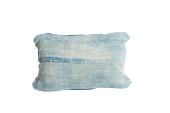Vintage Light Blue Indigo Pillow // ONH Item 2384G Image 2