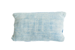 Vintage Light Blue Indigo Pillow // ONH Item 2384H Image 2